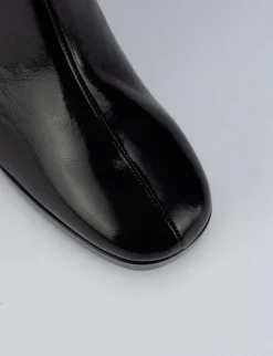 Stivale tacco 8 cm nero pelle