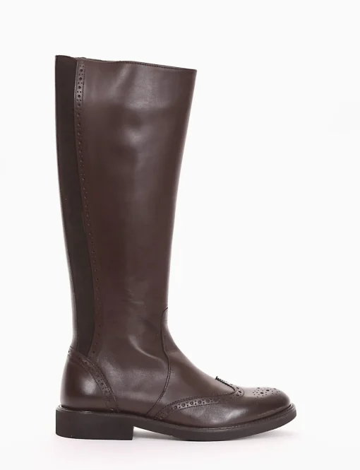 stivale tacco 2 cm testa