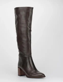 Stivale tacco 5 cm testa