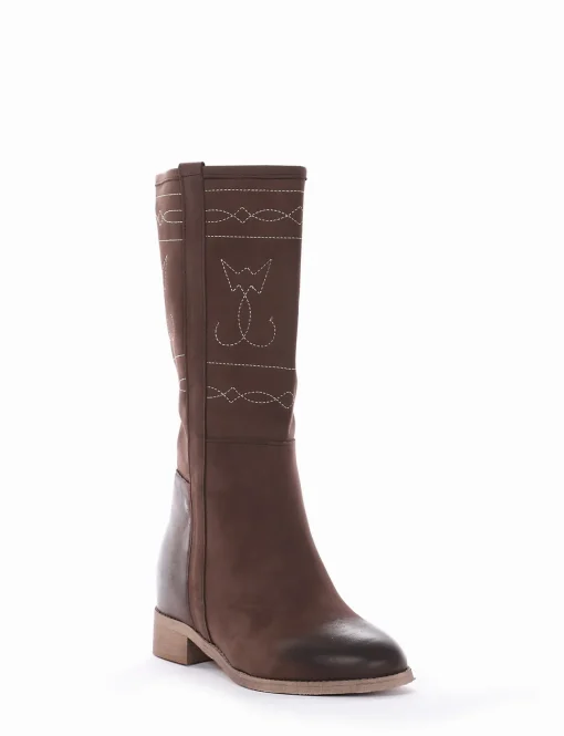 stivale tacco 3 cm testa