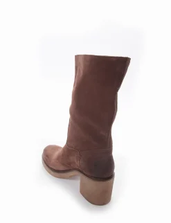 stivale tacco 5 cm testa
