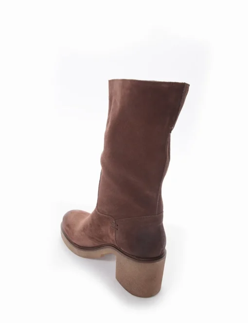 stivale tacco 5 cm testa