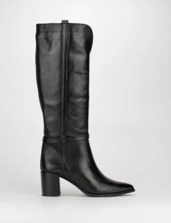 Stivale tacco 8cm nero