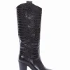 Stivale tacco 8cm nero