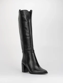 Stivale tacco 8cm nero