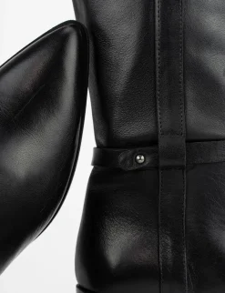 Stivale tacco 8cm nero
