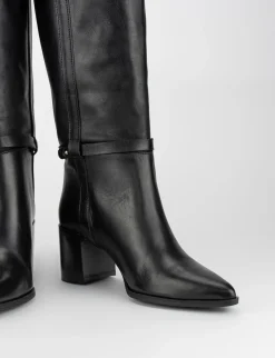 Stivale tacco 8cm nero