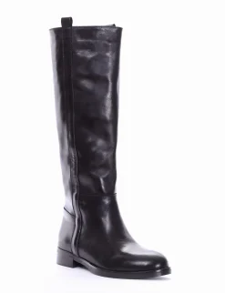 Stivale tacco 2cm nero