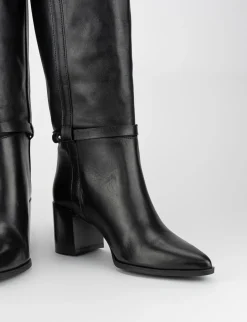 Stivale tacco 8cm nero