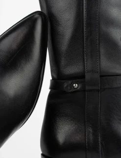 Stivale tacco 8cm nero