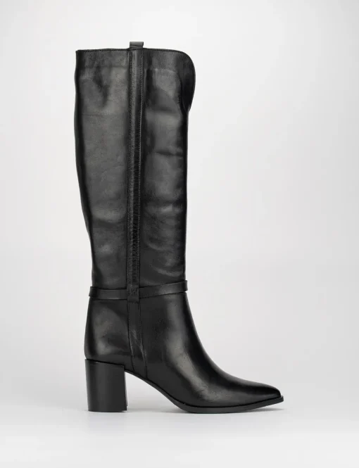 Stivale tacco 8cm nero