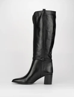 Stivale tacco 8cm nero