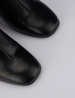 Stivale tacco 9cm nero pelle
