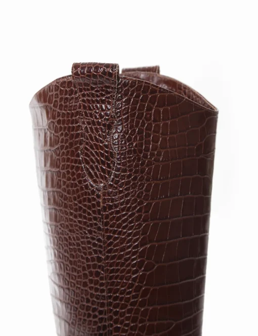 Stivale tacco 8cm testa