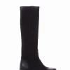 stivale texano tacco 2 cm nero