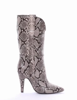 stivale texano tacco 10 cm roccia
