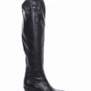 stivale texano tacco 5 cm nero