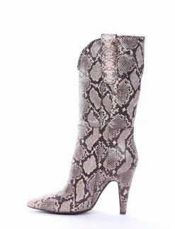 stivale texano tacco 10 cm roccia