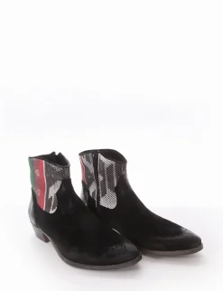 Stivale tronchetto tacco 3 cm nero