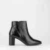 Stivale tronchetto tacco 5 cm nero