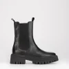 Stivale tronchetto tacco 3 cm nero