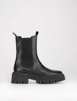 Stivale tronchetto tacco 3 cm nero