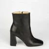 Stivale tronchetto tacco 9 cm nero