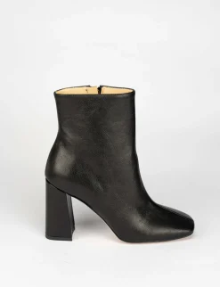 Stivale tronchetto tacco 9 cm nero