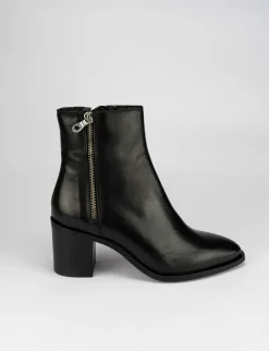 Stivale tronchetto tacco 7 cm nero