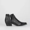 Stivale tronchetto tacco 5 cm nero