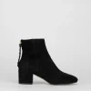 Stivale tronchetto tacco 5 cm nero