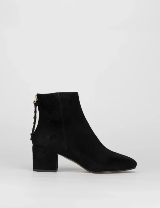 Stivale tronchetto tacco 5 cm nero