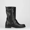Stivale tronchetto tacco 3 cm nero