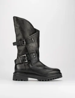 Stivale tronchetto tacco 3 cm nero