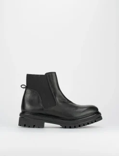 Stivale tronchetto tacco 3 cm nero