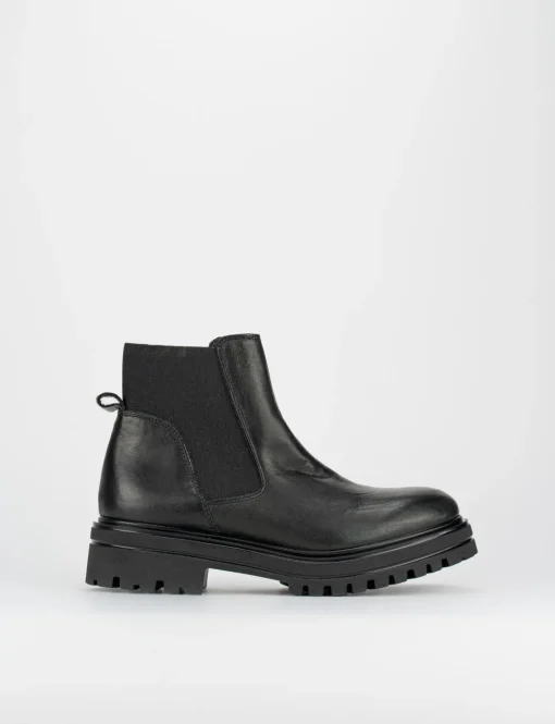 Stivale tronchetto tacco 3 cm nero