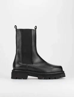 Stivale tronchetto tacco 3 cm nero