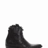 Stivale tronchetto tacco 3 cm nero