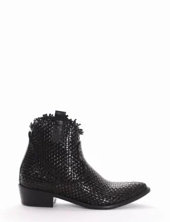 Stivale tronchetto tacco 3 cm nero