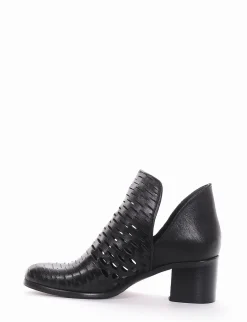 Stivale tronchetto tacco 5 cm nero