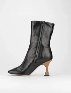 Stivale tronchetto tacco 9 cm nero