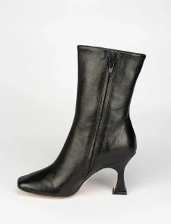 Stivale tronchetto tacco 9 cm nero