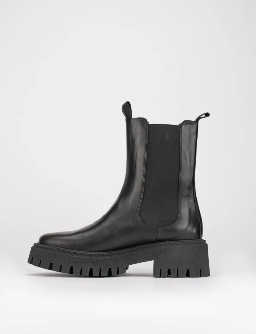 Stivale tronchetto tacco 3 cm nero