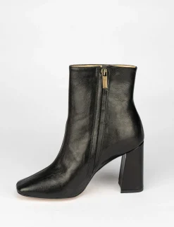 Stivale tronchetto tacco 9 cm nero