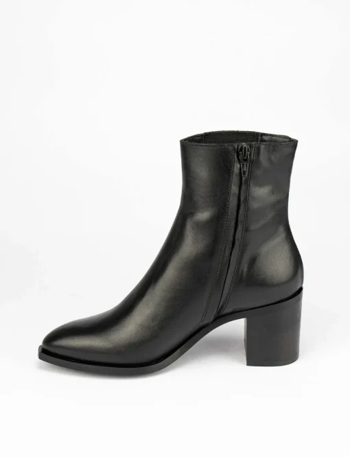 Stivale tronchetto tacco 7 cm nero