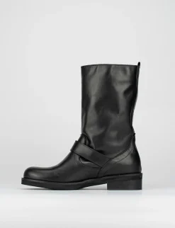 Stivale tronchetto tacco 3 cm nero