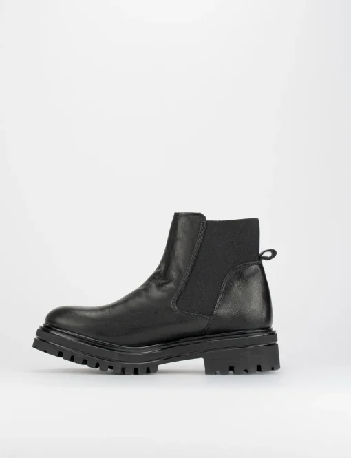 Stivale tronchetto tacco 3 cm nero