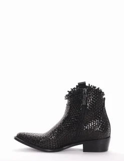 Stivale tronchetto tacco 3 cm nero