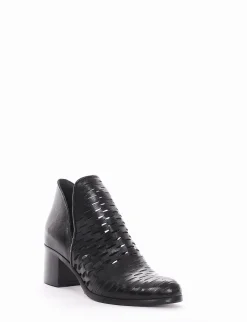 Stivale tronchetto tacco 5 cm nero