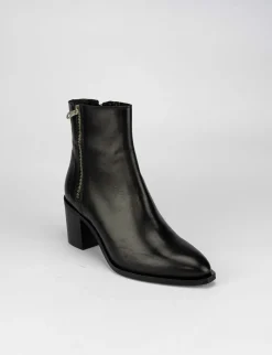 Stivale tronchetto tacco 7 cm nero